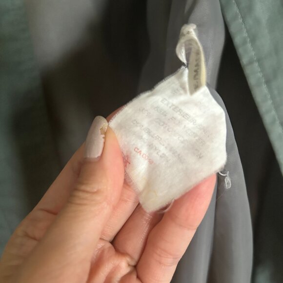 Croydon Teal Trench Coat, Size Small - Picture 4 of 9